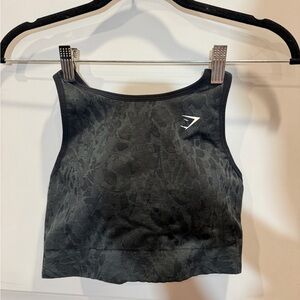 GymShark black and gray sports bra - Size M